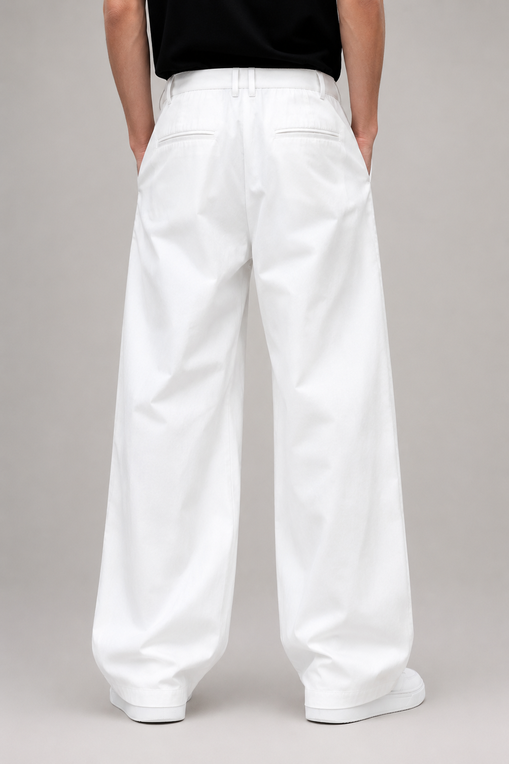 Classic Old Money Pants - White