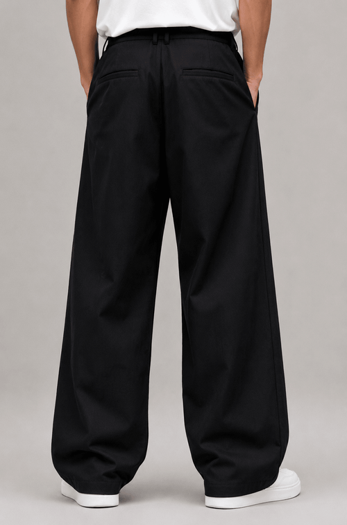 Classic Old Money Pants - Black