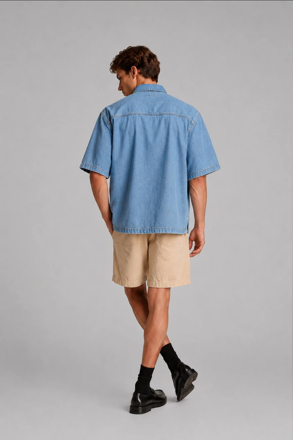 Denim ShirShort Sleeves Shirts - Loose fit