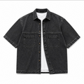 Denim ShirShort Sleeves Shirts - Loose fit