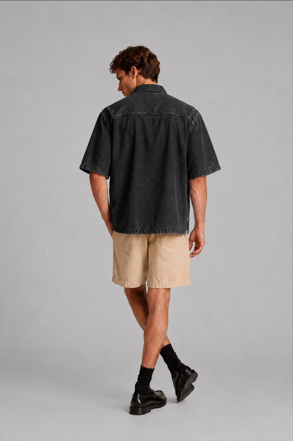 Denim ShirShort Sleeves Shirts - Loose fit